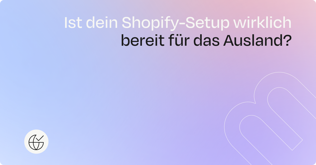 Internationaliserung mit Shopify