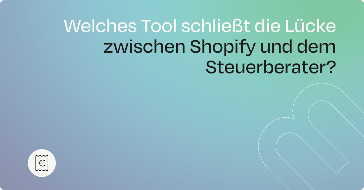 Buchhaltung an Shopify anbinden