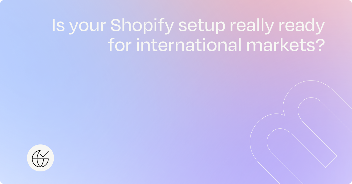 Internationalization with Shopify